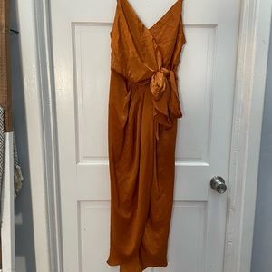 NWT Baltic Born Ginger Side Tie Midi Dress